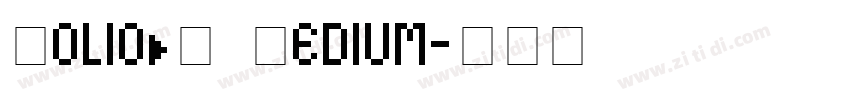 FolioBQ Medium字体转换